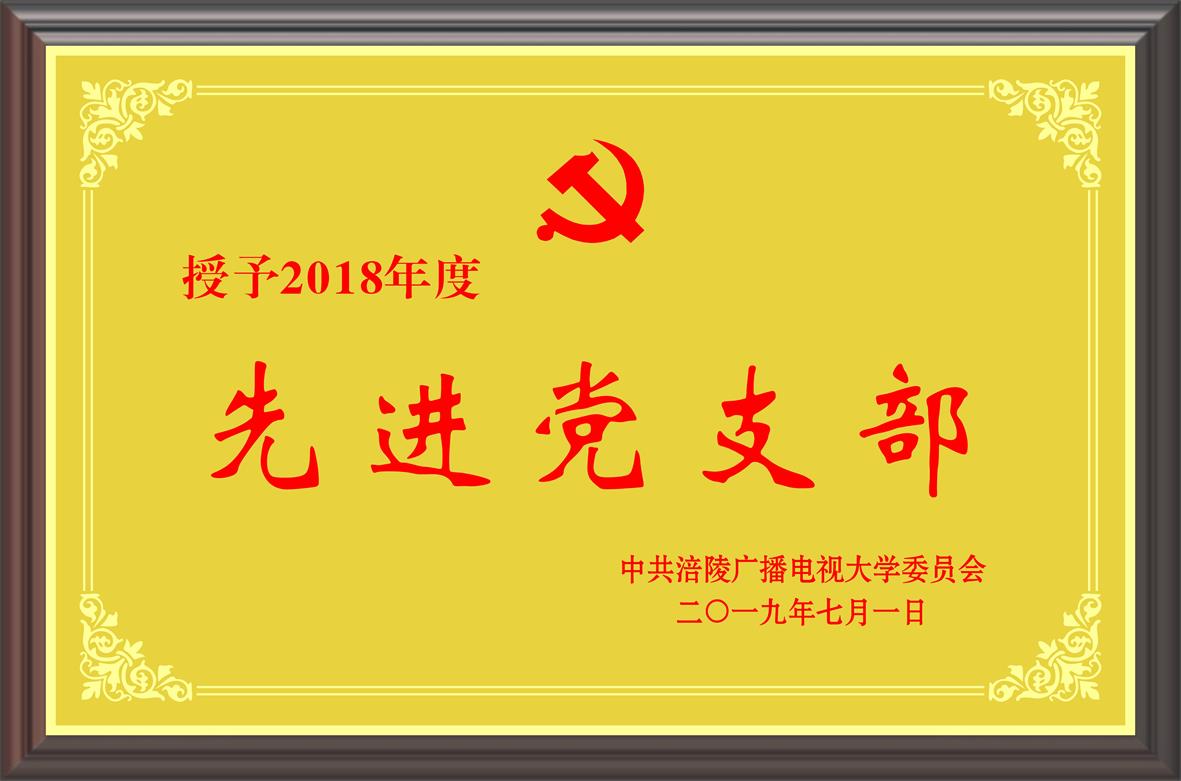 2018年度先进党支部